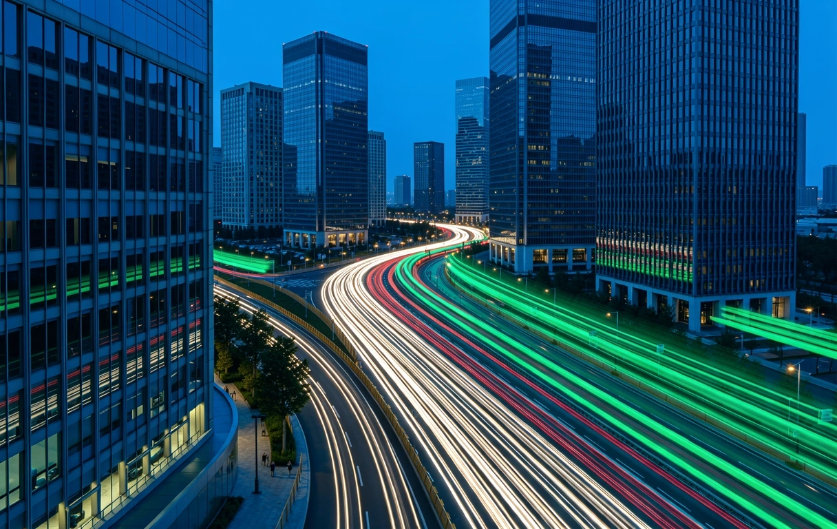 Market momentum visual representation